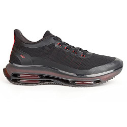 MAX with EZSUPPORT Technology Specially Designed for Running, Walking, Trekking, Gym | lace up, Stylish, Fast trenddy, Trainers, Sporty, Comfortable and Stylish BLK/RED