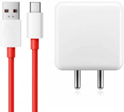 CASVO 100 W Supercharge 5.4 A Mobile Charger with Detachable Cable(White & Red, Cable Included)