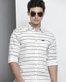 Striped Shirt with Patch Pocket