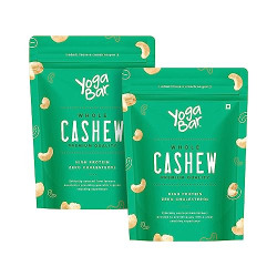 Yogabar Whole W320 Cashews 1kg | 100% Natural & Premium Whole Cashew Nuts| King Size Crunchy Kaju Nuts| Premium Nuts & Dry Fruits | Rich in Fibre, Vitamin E, K, B6 & Boosts Immunity| Healthy Snacks