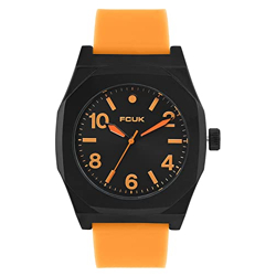 FCUK Silicone French Connection Analog Black Dial Men's Watch-Fk0012C