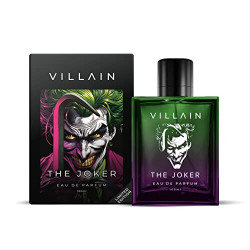 VILLAIN The Joker Limited Edition EDP Perfume For Men 100ml | Premium Long Lasting Perfume | Woody Citrus Masculine Fragrance | Luxury Perfume for Men