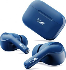 boAt Airdopes 161 with 40 Hours Playback, ASAP Charge & 10mm Drivers Bluetooth Headset(Cool Sapphire, True Wireless)