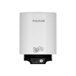 POLYCAB Celestia 5-Star 15L Water Heater (Geyser) | Free Installation | 5-yr tank & 2-yr product warranty | Temperature Control Knob | Enhanced Safety, Rust Proof Tank | Efficient HeatingWhite
