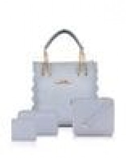 Set of 4 Croc-Embossed Handbags 