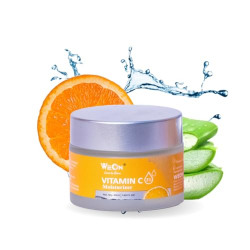 WeOn Daily Care Vitamin C Moisturizer For Intense Moisturizing, Hydrating Face Cream With Aloe Vera Extract, Repair Skin Barrier, For Oily & Sensitive Skin, 50g