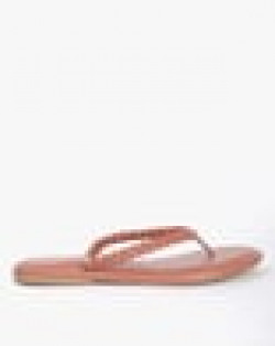 Women Braided Thong-Strap Flat Sandals