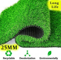 GREENGRASS Artificial Grass, PP (Polypropylene), PVC (Polyvinyl Chloride) Door Mat(Green, Medium)