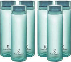 KUBER INDUSTRIES Drench Bottle Pack of 6- Green 1000 ml Bottle(Pack of 6, Green, Plastic)