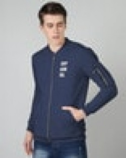 Men Regular Fit Zip-Front Jacket