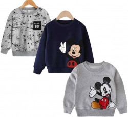 Boys & Girls Full Sleeve Printed Sweatshirt