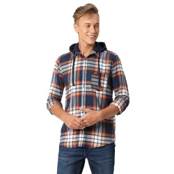 Pepe Jeans Men's Regular Shirt (PM307835_Navy L)