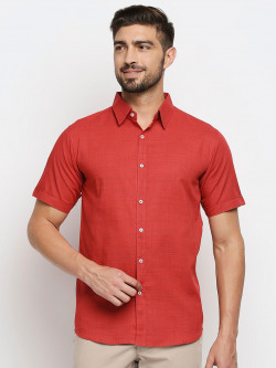 MOD ECRU Pure Cotton Slim Fit Casual Shirt