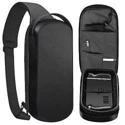 ELEPHANTBOAT EVA Carry Case for Steam Deck & Accessories Carrying Case Accessories Organizer Bag with Handle & Shoulder Strap Game Console Steam Deck Accessories Bag Only Bag