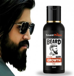 smartdrops Beard Growth Tonic & Gummies (30 Days Pack) | Thickens & Improves Beard Density Hair Oil(50 ml)