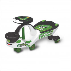 TOY ZONE Eco Panda Magic Car Swing Car | Baby Car | Kids Car | Toy Car | Push Car | Ride On Car With Music And Horn, White