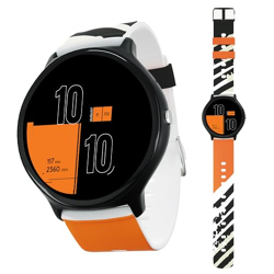 Vibez by Lifelong Fusion Smart Watch for Men & Women, 1.39  HD Display,360 * 360 Pixels,550 Nits,BT Calling Smartwatch, Heart Rate Monitoring, Spo2, IP67, Multi Sports Mode (Vbsw2268, Orange & Black)