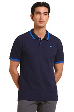 Dennis Lingo Men's Slim Fit Navy Polo T-Shirt