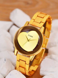 FLUID Women Bracelet Style Straps Analogue Watch FLWatch23-006-GD01