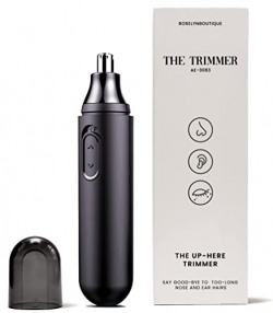 ROSELYNBOUTIQUE Ear Nose Hair Trimmer - Painless Eyebrow & Facial Hair Trimmer For Men Women (Aa Battery Required) Waterproof