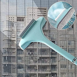 RYLAN Multifunctional Screen Brush 2-in-1 Mesh Cleaning Brush Wiper with Extended Handle Window Cleaning Brush Net Cleaner Double-Sided Window Cleaner Window Mesh Cleaner (Multicolor)