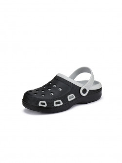 BERSACHE Men Colourblocked Lightweight Rubber Clogs