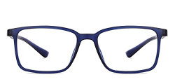 LENSKART BLU | Zero Power Blue Cut Computer Glasses| Gaming Glasses | Anti Glare, Lightweight & Blocks Harmful Rays | UV Protection Specs | Men & Women | Large | LB E13737