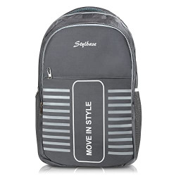 Stylbase Waterproof Laptop Bag/Office Bag/School Bag/business bag/Unisex Travel Bag 35 L Laptop Backpack (navy) (grey)