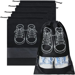 Stylbase Shoe Bag for Travel & Storage Travel Organizer for Women & Men Travel Accessories Shoe Organizer Shoe Bags Pouches Travel Shoe Cover (Pack of 12)