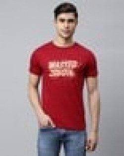 Men Printed Slim Fit Crew-Neck T-Shirt