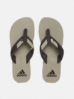 ADIDAS Men Black & Grey Rio Attack 2 Thong Flip-Flops