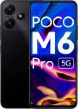 POCO M6 Pro 5G (Power Black, 128 GB)  (6 GB RAM)