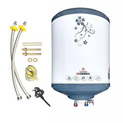 ACTIVA Aurona Water Geyser, 2000 Watt, 15 Ltr Tank, ABS Body, ISI Marked Cooper Element, 5 Star Rated, Auto Cutt off, Anti Rust Coating to save Corrosion by Water, 5 years Warranty