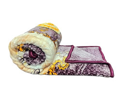 Status Contract Shital Blankets Double Bed Mink Blanket Single Ply for Extreme Winters Multicolor Circle Print Ultrasoft & Lightweight Blanket (Design 4, Double)