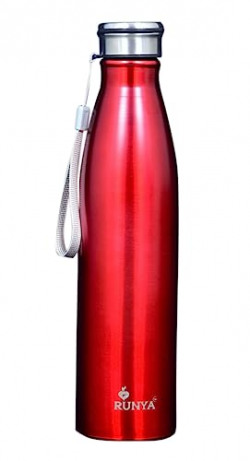 RUNYA Stainless steel waterbottle,light weight 1liter (Red)