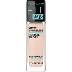 Maybelline New York Fit Me Matte Plus Poreless Powder Foundation Makeup, Natural Ivory, 1 Fluid Ounce