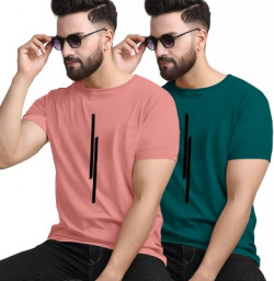 KAJARU Printed Men Round T-Shirt