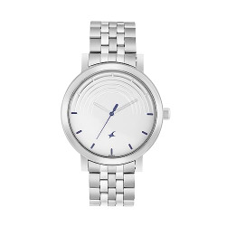 Fastrack Analog Silver Dial Men's Casual Watch
