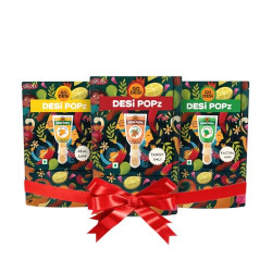 GO DESi Assorted Pops, Imli Candy, Aam Candy, 3 x Pack of 10 pcs, Desi Popz, 240 g