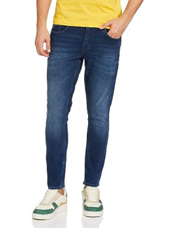 Spykar Men's Slim Jeans (ECKN-01BB-067_Dark Blue_32)