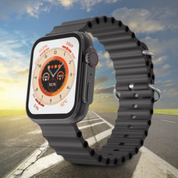 Fire-Boltt Supernova 1.78 AMOLED 368*448px High Resolution,BT Calling and 123 Sports Modes Smartwatch(Black Strap, Free Size)