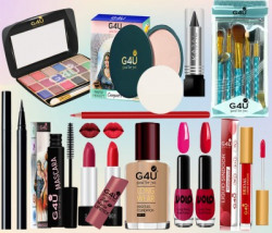 G4U Set of 17 pcs Makeup Kit For Women, Party Wear Makeup Kit 07072023a20(Pack of 17)