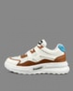 Colourblock Lace-Up Casual Shoes