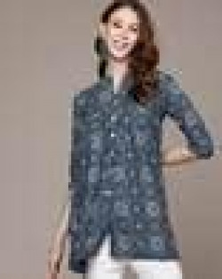 ANUBHUTEE Printed A-line Tunic