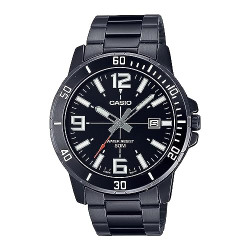 Casio Analog Black Dial Men's Watch-MTP-VD01B-1BVUDF