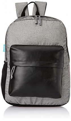 F Gear Emprise Grey, Black 23 Ltrs Backpack (3363)