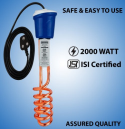 RedShell 100% Copper Shockproof & Waterproof 2000 W Shock Proof Immersion Heater Rod(Tubular Element)