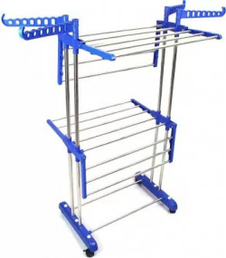 FAVOUR Steel Floor Cloth Dryer Stand 12(2 Tier)
