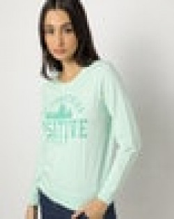 Typographic Print Crew-Neck Sweatshirt starts at 150