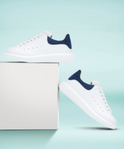 Robbie jones casual  Sneakers For Men(White, Blue)